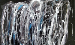 fünf zur hinrichtung, Acryl auf Leinwand, 2003, 100 x 100 cm